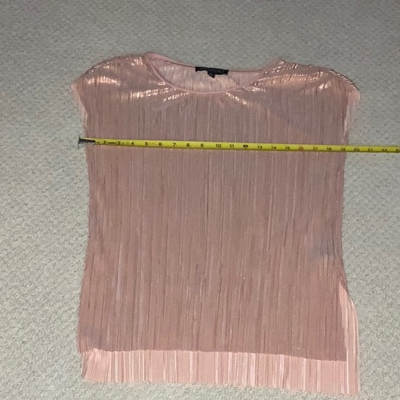 Context Exclusively At Lord And Taylor Plisse Pull-Over Top Size Small - Picture 11 of 14